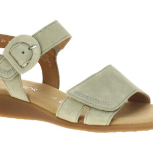 Gabor 82.802.11 gr?n - Riemchen Sandale f?r Damen