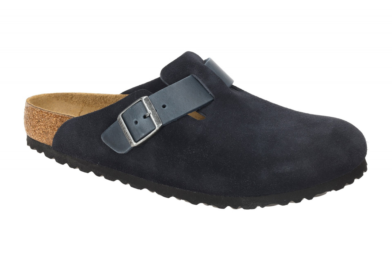 Birkenstock BOSTON BS 1028210 dunkel-blau - bequeme Pantoletten f?r Herren 1 Birkenstock BOSTON BS 1028210 dunkel-blau - bequeme Pantoletten f?r Herren