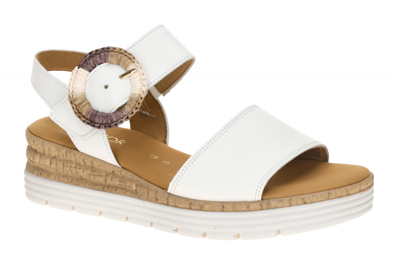 Gabor 82.706.50 wei? - Riemchen Sandale f?r Damen 1 Gabor 82.706.50 wei? - Riemchen Sandale f?r Damen