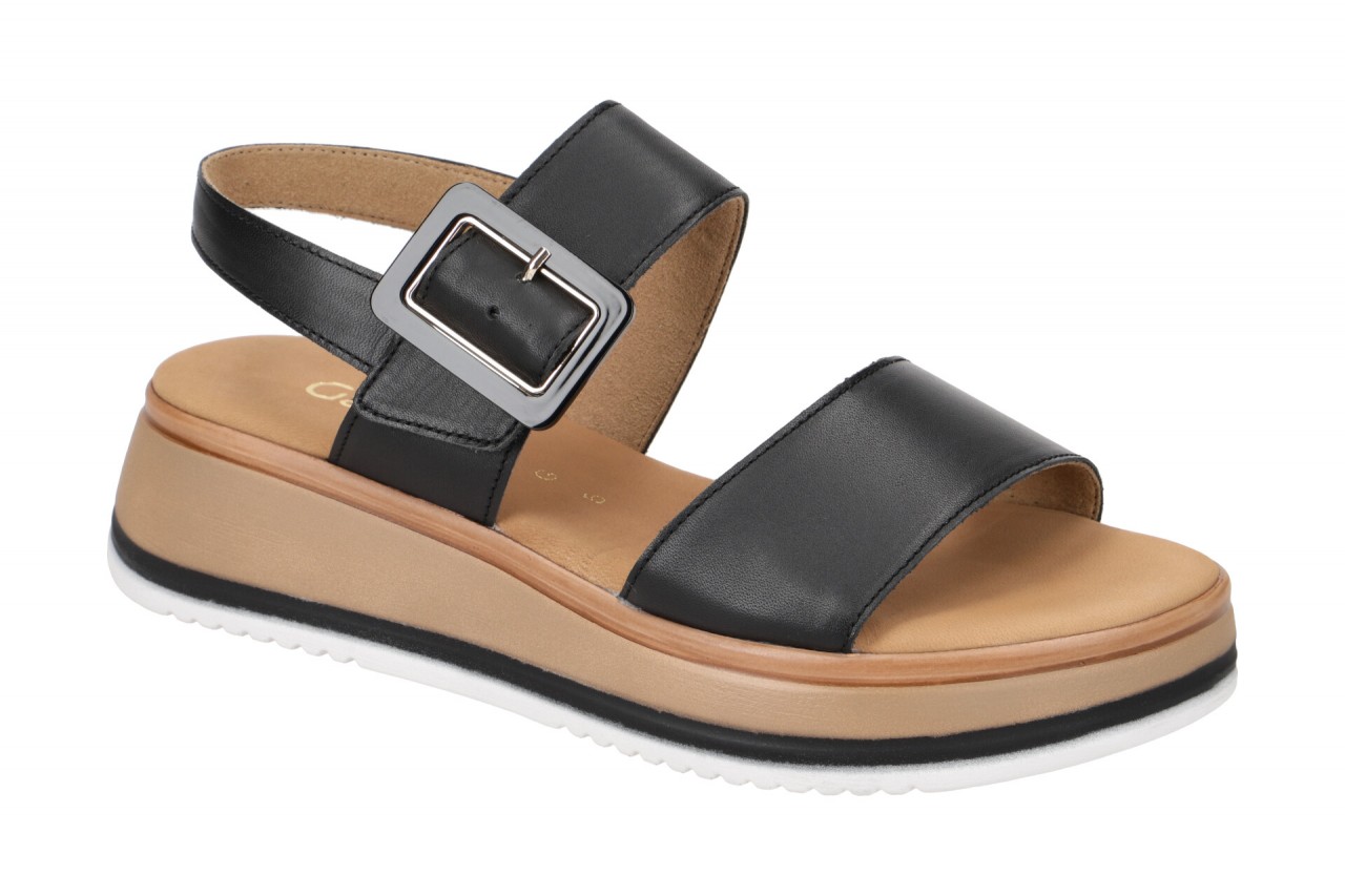 Gabor 82.744.57 schwarz - Riemchen Sandale f?r Damen 1 Gabor 82.744.57 schwarz - Riemchen Sandale f?r Damen