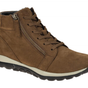 Gabor ROLLINGSOFT 76.868.41 hell-braun - bequeme Stiefelette f?r Damen