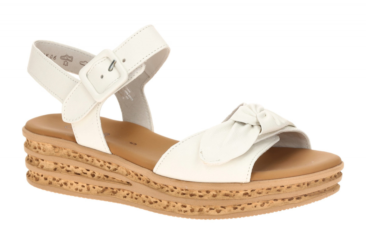 Gabor 84.553.20 wei? - Riemchen Sandale f?r Damen 1 Gabor 84.553.20 wei? - Riemchen Sandale f?r Damen