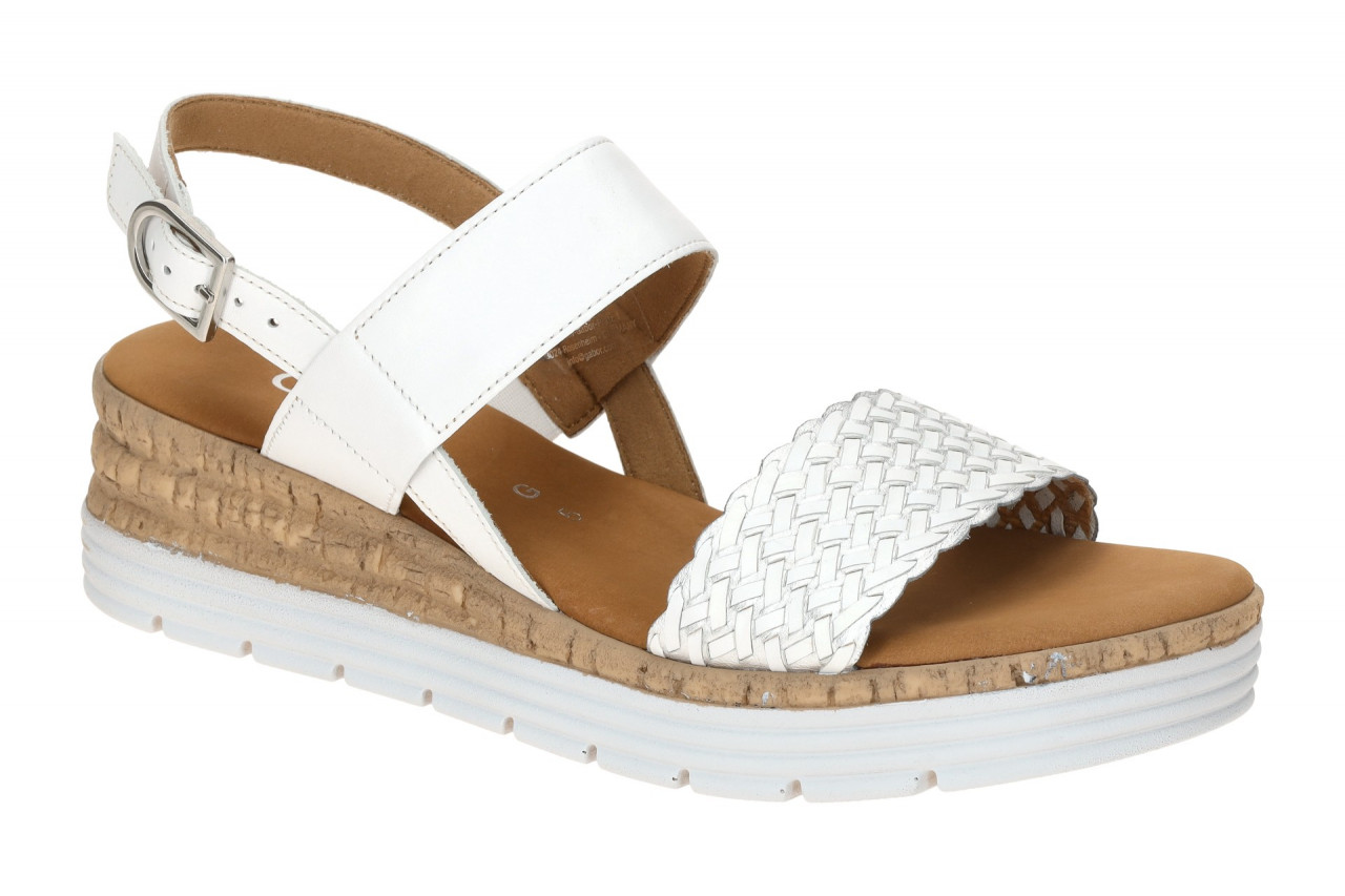 Gabor GENUA 62.705.51 wei? - Riemchen Sandale f?r Damen 1 Gabor GENUA 62.705.51 wei? - Riemchen Sandale f?r Damen