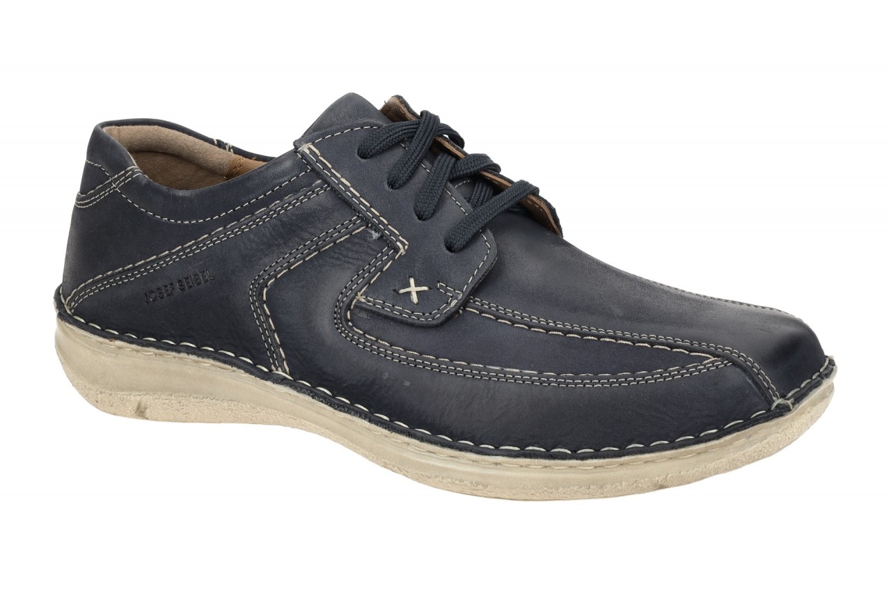 Josef Seibel ANVERS 08 43360 81 530 blau - bequeme Halbschuhe f?r Herren 1 Josef Seibel ANVERS 08 43360 81 530 blau - bequeme Halbschuhe f?r Herren