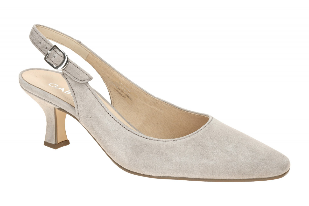 Gabor 81.510.12 grau - Sling Pumps f?r Damen 1 Gabor 81.510.12 grau - Sling Pumps f?r Damen