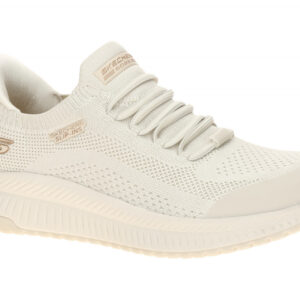 Skechers BOBS SQUAD 4 117743 OFWT offwhite - sportliche Slipper f?r Damen