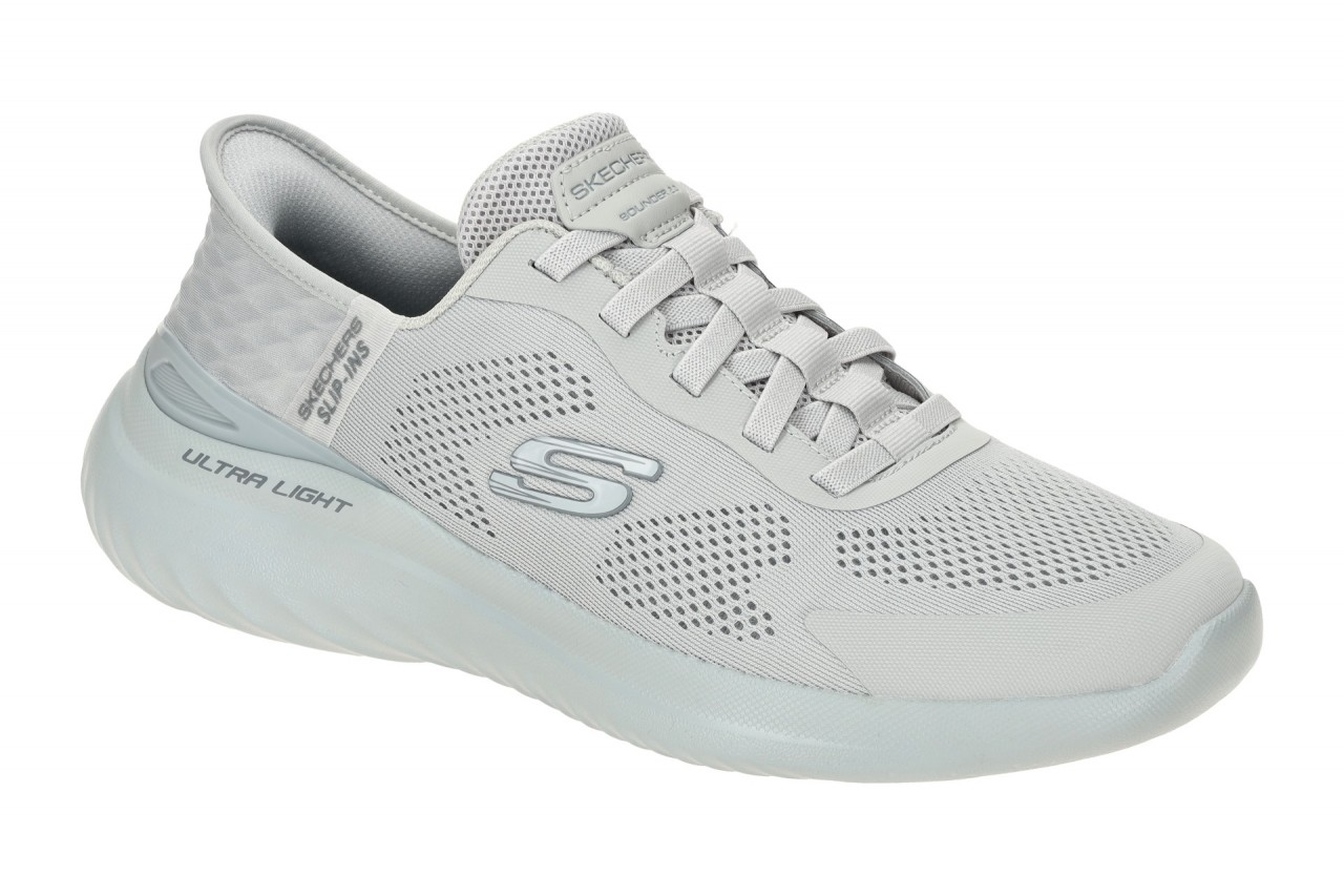 Skechers BOUNDER 2.0 232459 GRY hell-grau - sportliche Slipper f?r Herren 1 Skechers BOUNDER 2.0 232459 GRY hell-grau - sportliche Slipper f?r Herren
