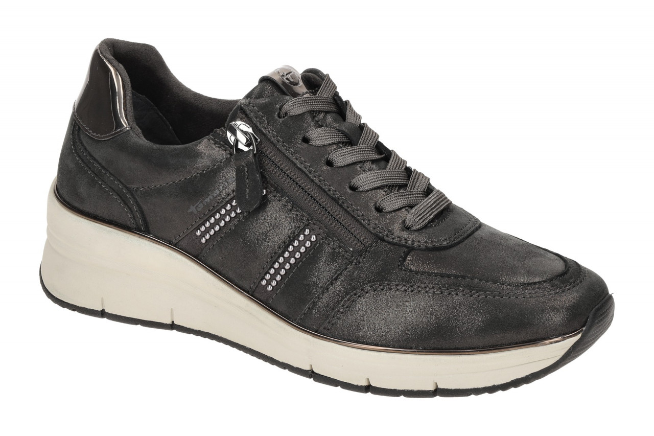 Tamaris Schuhe Sneaker dunkelgrau anthrazit gl?nzend 1-23763-43 1 Tamaris Schuhe Sneaker dunkelgrau anthrazit gl?nzend 1-23763-43