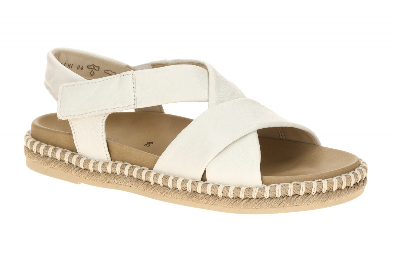 Gabor 83.781.20 wei? - Riemchen Sandale f?r Damen 1 Gabor 83.781.20 wei? - Riemchen Sandale f?r Damen