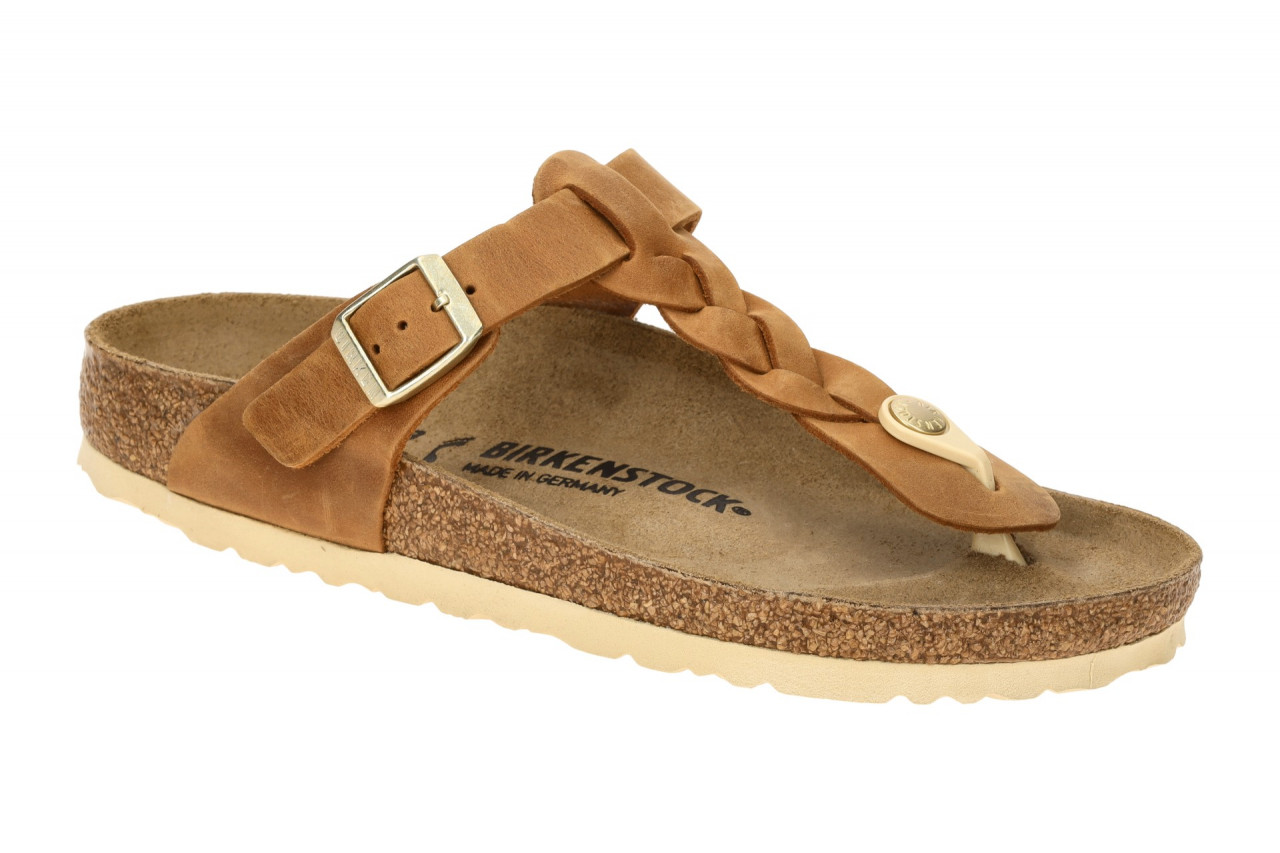 Birkenstock GIZEH BRAIDED 1021336 hell-braun - Pantoletten f?r Damen 1 Birkenstock GIZEH BRAIDED 1021336 hell-braun - Pantoletten f?r Damen
