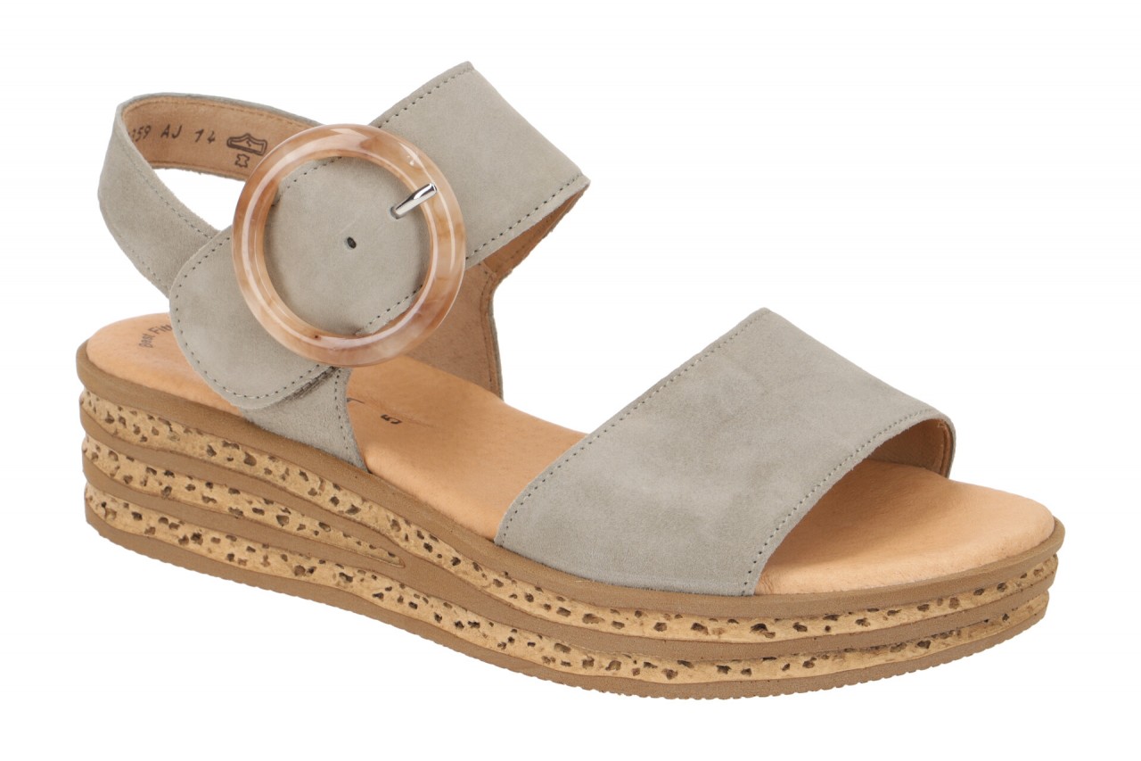 Gabor 84.550.31 gr?n - Riemchen Sandale f?r Damen 1 Gabor 84.550.31 gr?n - Riemchen Sandale f?r Damen
