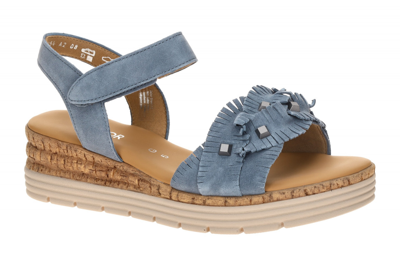 Gabor 82.704.26 hell-blau - Riemchen Sandale f?r Damen 1 Gabor 82.704.26 hell-blau - Riemchen Sandale f?r Damen