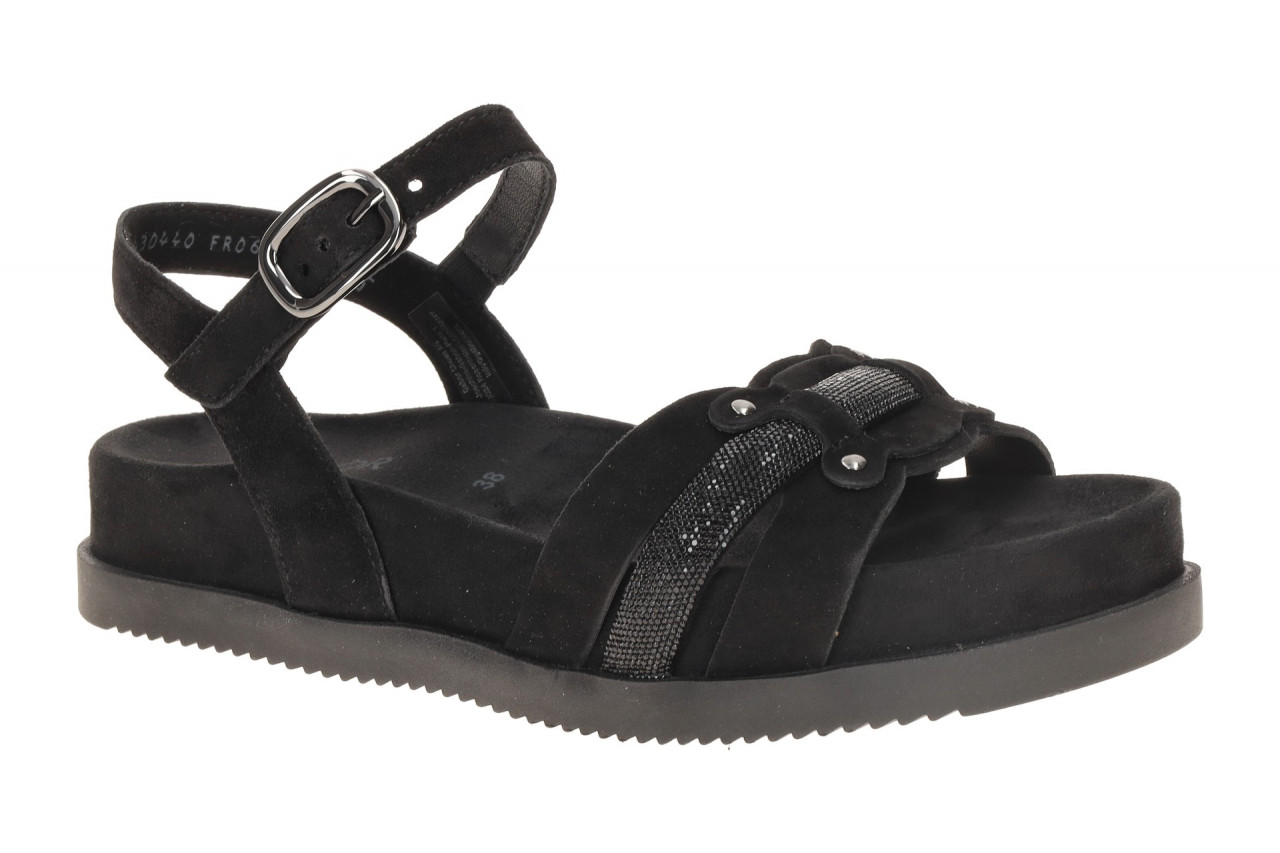 Gabor 83.770.17 schwarz - Riemchen Sandale f?r Damen 1 Gabor 83.770.17 schwarz - Riemchen Sandale f?r Damen