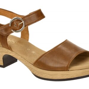 Gabor 82.071.53 braun - Riemchen Sandale f?r Damen