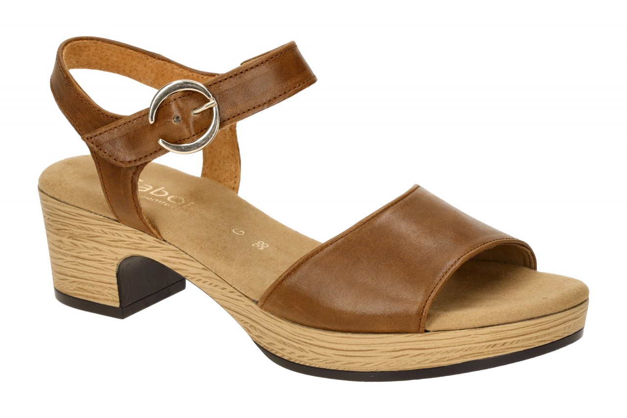 Gabor 82.071.53 braun - Riemchen Sandale f?r Damen 1 Gabor 82.071.53 braun - Riemchen Sandale f?r Damen