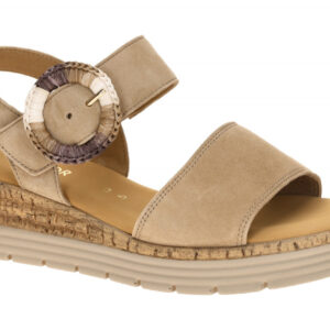 Gabor 82.706.30 sand - Riemchen Sandale f?r Damen