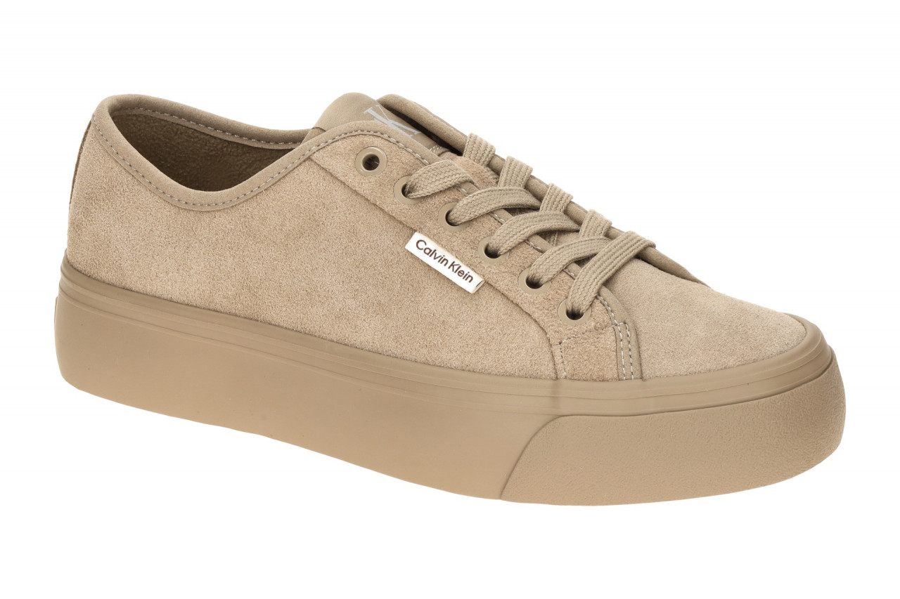 Calvin Klein VULC FLATF LACE UP YW02000 PFA beige - sportliche Halbschuhe f?r... 1 Calvin Klein VULC FLATF LACE UP YW02000 PFA beige - sportliche Halbschuhe f?r...
