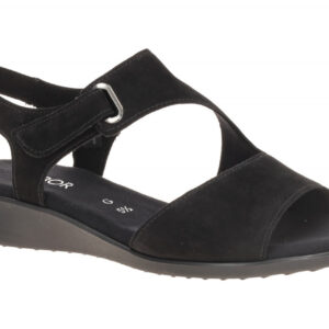 Gabor 82.803.47 schwarz - Riemchen Sandale f?r Damen