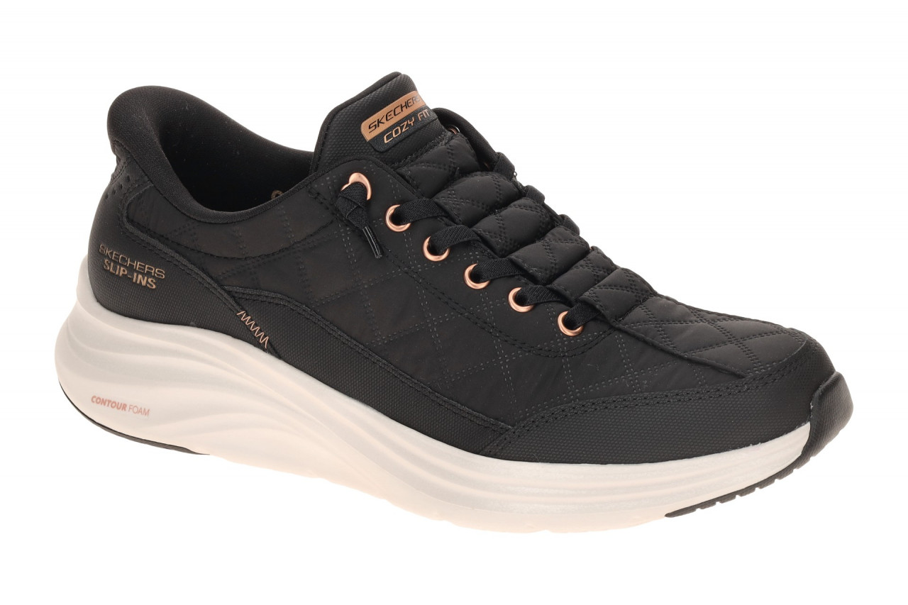 Skechers CONTOUR FOAM 150413 BKRG schwarz - sportliche Slipper f?r Damen 1 Skechers CONTOUR FOAM 150413 BKRG schwarz - sportliche Slipper f?r Damen