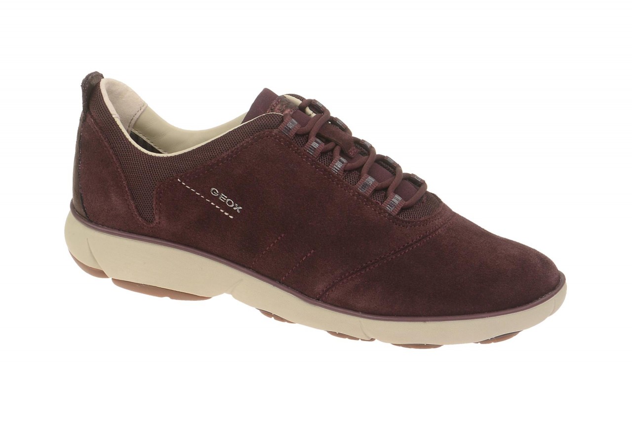 Geox Respira Nebula E Schn?r Schuhe in dunkelrot Damen Sneakers 1 Geox Respira Nebula E Schn?r Schuhe in dunkelrot Damen Sneakers