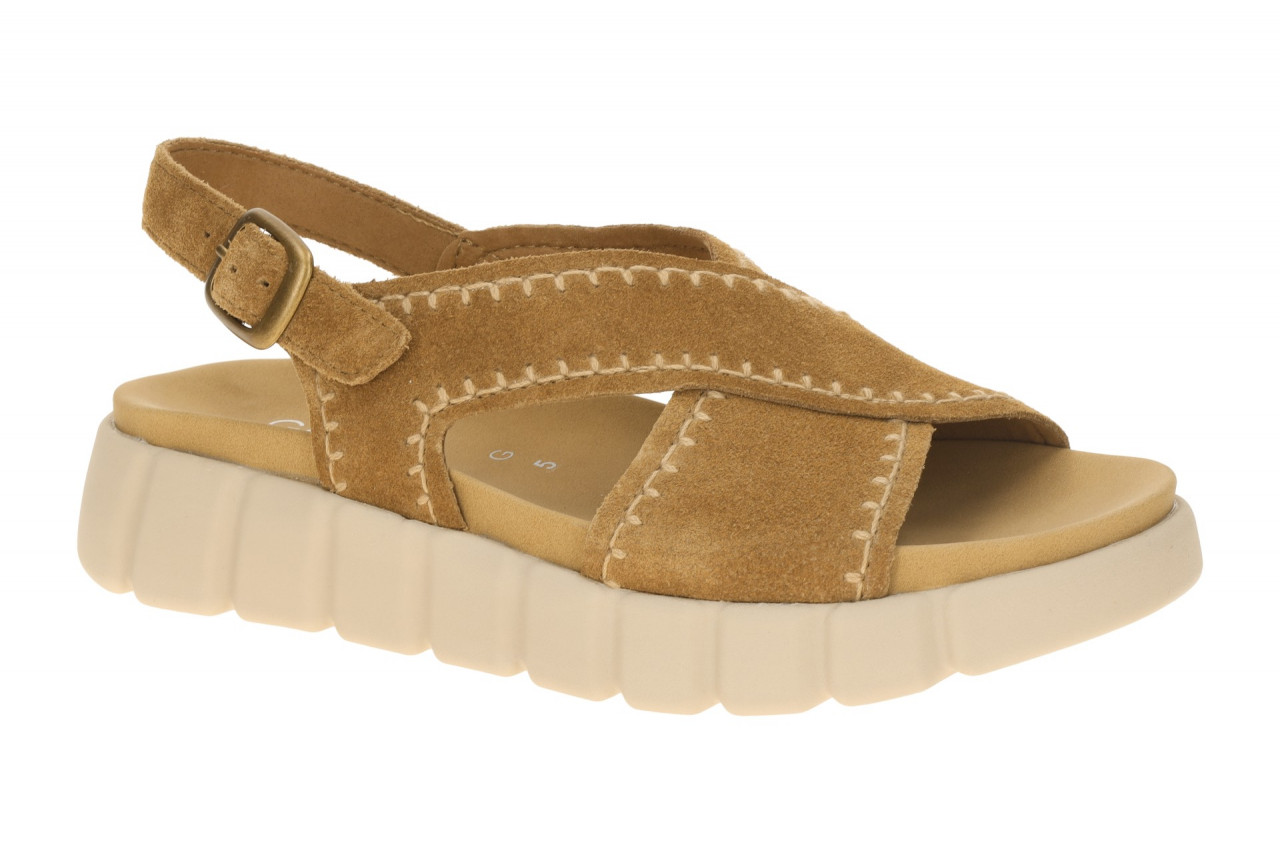 Gabor 82.891.44 hell-braun - Riemchen Sandale f?r Damen 1 Gabor 82.891.44 hell-braun - Riemchen Sandale f?r Damen