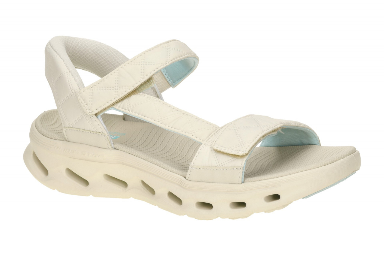 Skechers GO WALK GLIDE STEP 2.0 SANDAL 141276 NAT beige - Sandalette f?r Damen 1 Skechers GO WALK GLIDE STEP 2.0 SANDAL 141276 NAT beige - Sandalette f?r Damen