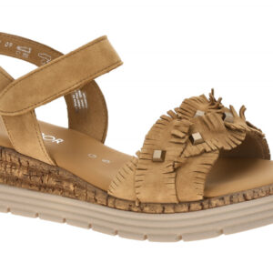 Gabor 82.704.35 hell-braun - Riemchen Sandale f?r Damen