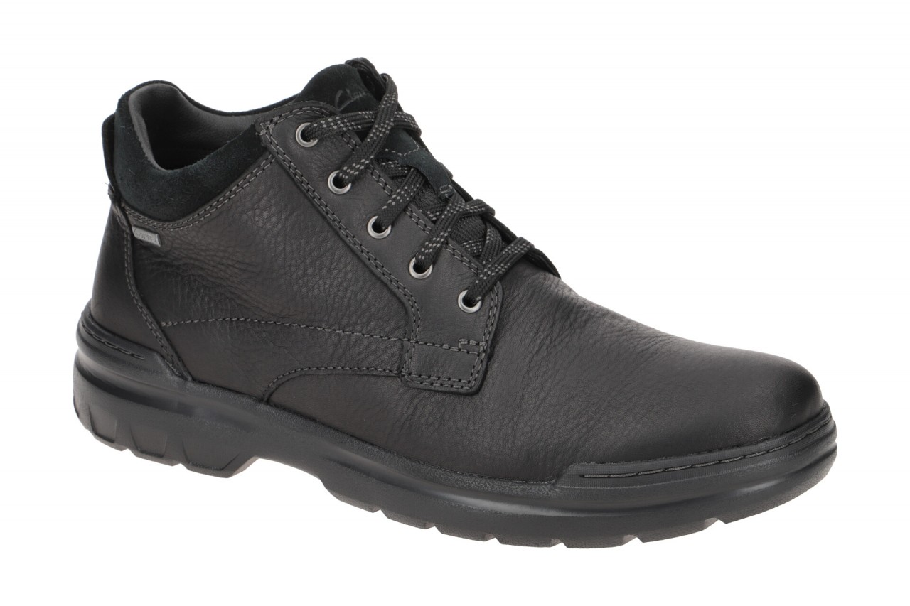 Clarks ROCKIE 2 UP GTX 26161256 7 schwarz - elegante Stiefelette f?r Herren 1 Clarks ROCKIE 2 UP GTX 26161256 7 schwarz - elegante Stiefelette f?r Herren