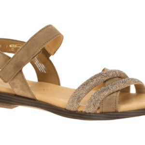 Gabor 85.501.18 braun - Riemchen Sandale f?r Damen
