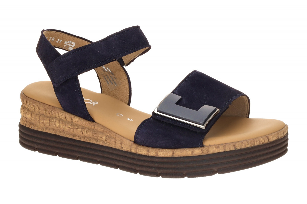 Gabor 82.700.46 dunkel-blau - Riemchen Sandale f?r Damen 1 Gabor 82.700.46 dunkel-blau - Riemchen Sandale f?r Damen
