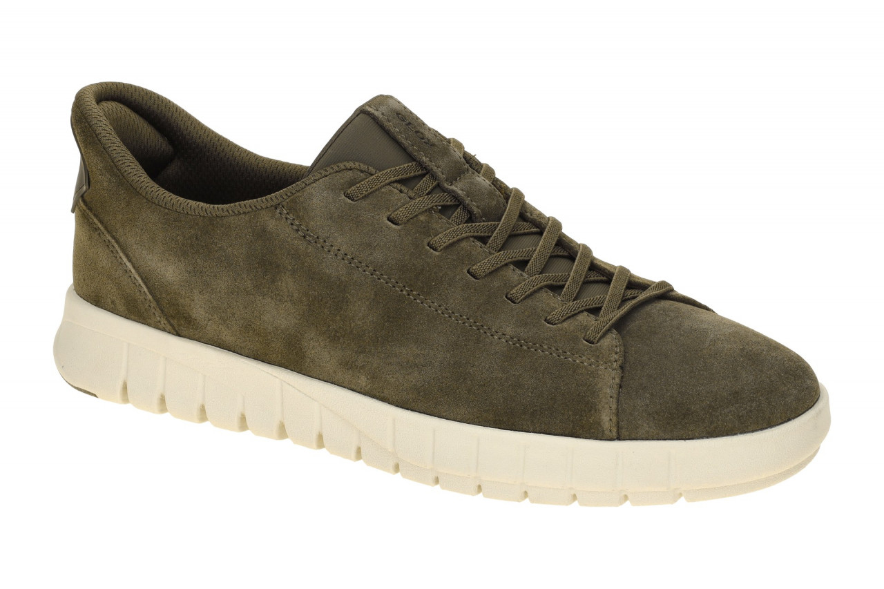 Geox FLEXTRIDE PLUS U56MAA 00022C3009 olive - sportliche Slipper f?r Herren 1 Geox FLEXTRIDE PLUS U56MAA 00022C3009 olive - sportliche Slipper f?r Herren