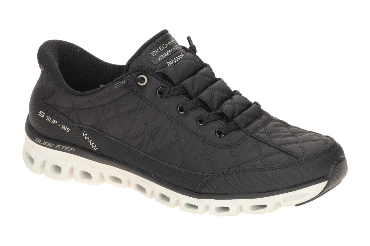 Skechers GLIDE STEP 104556 BKNT schwarz - sportliche Slipper f?r Damen 1 Skechers GLIDE STEP 104556 BKNT schwarz - sportliche Slipper f?r Damen