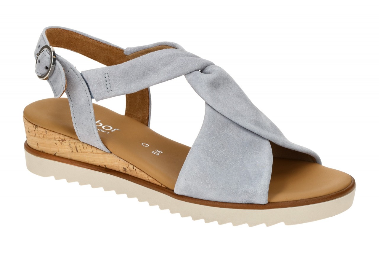 Gabor GENUA 62.751.16 hell-blau - Riemchen Sandale f?r Damen 1 Gabor GENUA 62.751.16 hell-blau - Riemchen Sandale f?r Damen