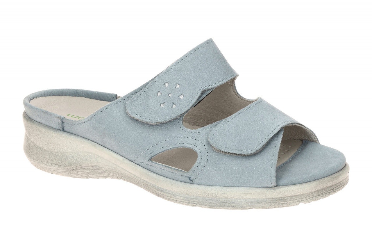 Waldl?ufer MERLE 811503 327 267 hell-blau - bequeme Pantolette f?r Damen 1 Waldl?ufer MERLE 811503 327 267 hell-blau - bequeme Pantolette f?r Damen