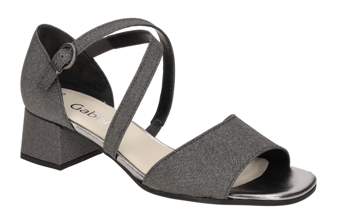 Gabor 41.760.69 dunkel-grau - Riemchen Sandale f?r Damen 1 Gabor 41.760.69 dunkel-grau - Riemchen Sandale f?r Damen