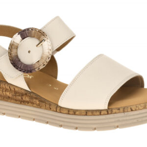 Gabor 82.706.52 beige - Riemchen Sandale f?r Damen