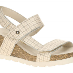 Panama Jack Vilma Plaid B1 beige - Riemchen Sandale f?r Damen
