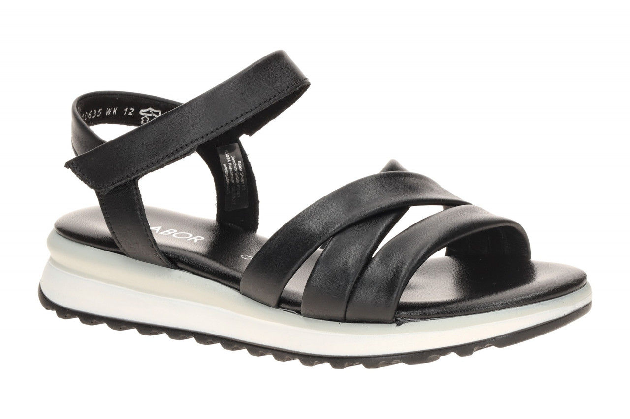 Gabor 82.844.57 schwarz - Riemchen Sandale f?r Damen 1 Gabor 82.844.57 schwarz - Riemchen Sandale f?r Damen