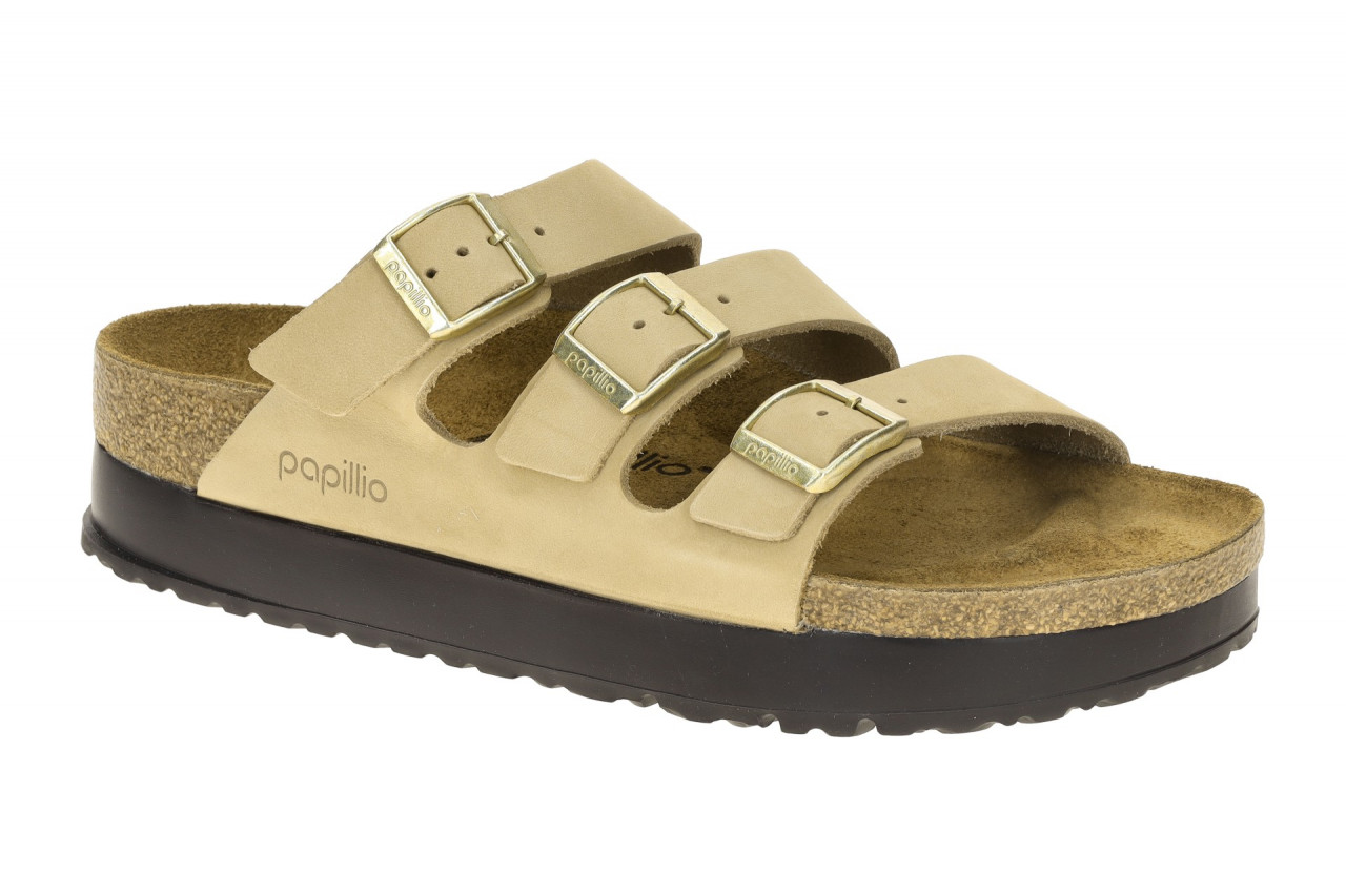 Birkenstock FLORIDA III PAP FLEX PLATFORM 1029760 beige - Pantolette f?r Damen 1 Birkenstock FLORIDA III PAP FLEX PLATFORM 1029760 beige - Pantolette f?r Damen