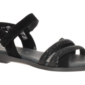 Gabor 85.501.17 schwarz - Riemchen Sandale f?r Damen