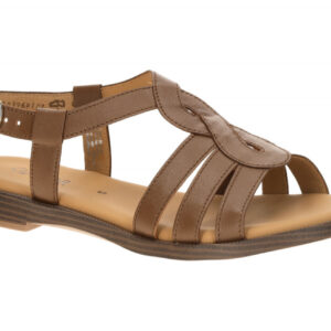 Gabor 85.500.28 braun - Riemchen Sandale f?r Damen