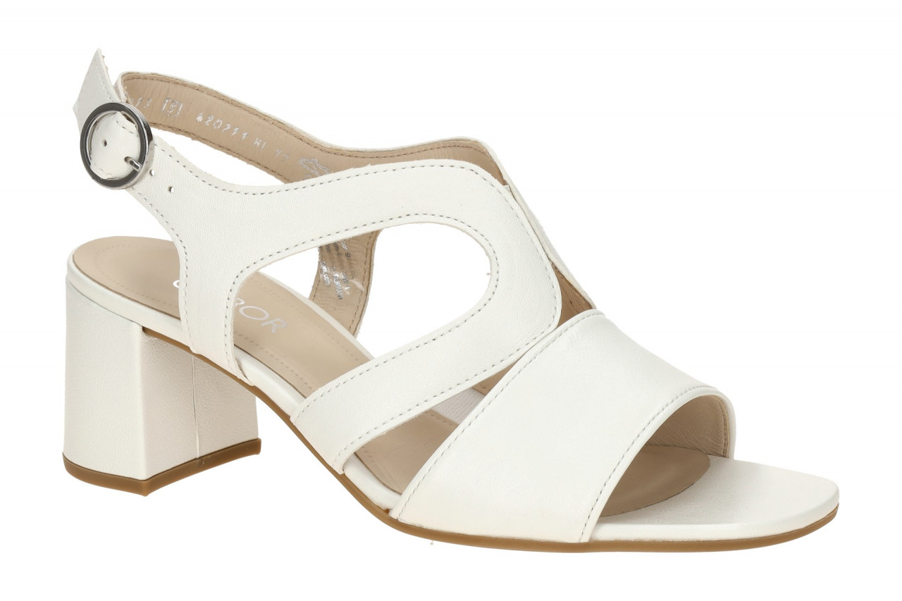 Gabor 81.713.20 offwhite - Riemchen Sandale f?r Damen 1 Gabor 81.713.20 offwhite - Riemchen Sandale f?r Damen
