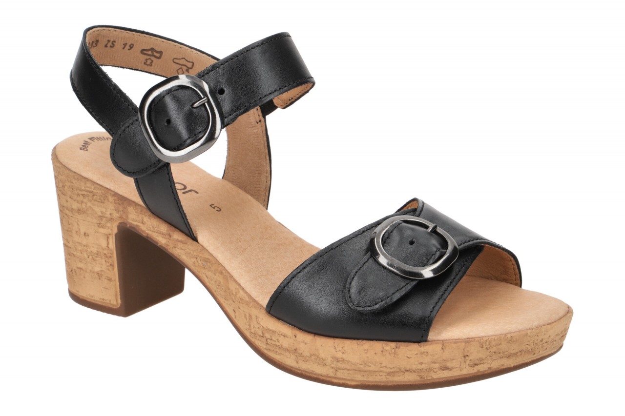 Gabor 84.764.27 schwarz - Sandalette f?r Damen 1 Gabor 84.764.27 schwarz - Sandalette f?r Damen