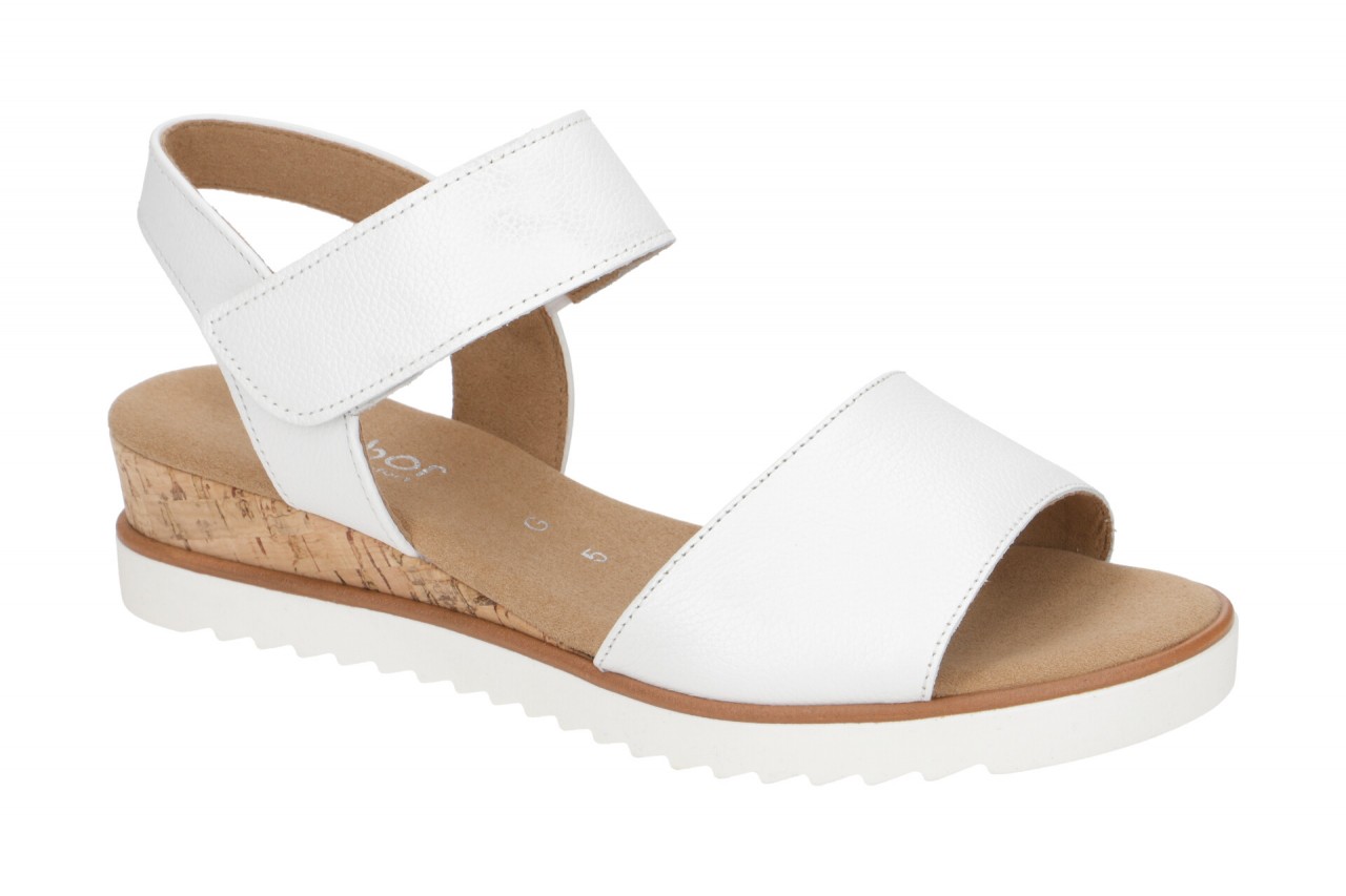 Gabor 82.750.50 wei? - Riemchen Sandale f?r Damen 1 Gabor 82.750.50 wei? - Riemchen Sandale f?r Damen