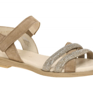 Gabor 85.501.14 sand - Riemchen Sandale f?r Damen