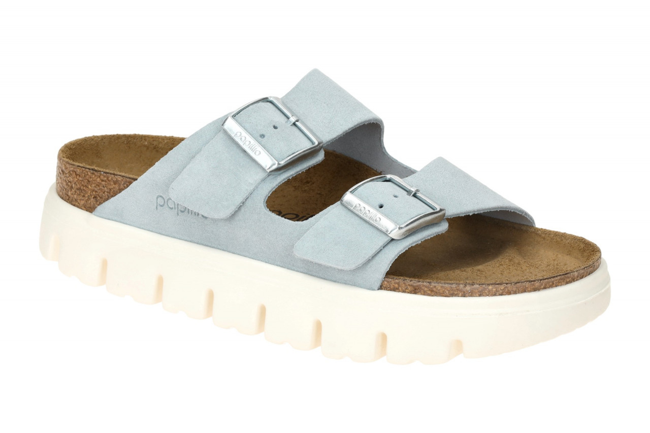 Birkenstock ARIZONA PAP CHUNKY 1029141 hell-blau - bequeme Pantolette f?r Damen 1 Birkenstock ARIZONA PAP CHUNKY 1029141 hell-blau - bequeme Pantolette f?r Damen