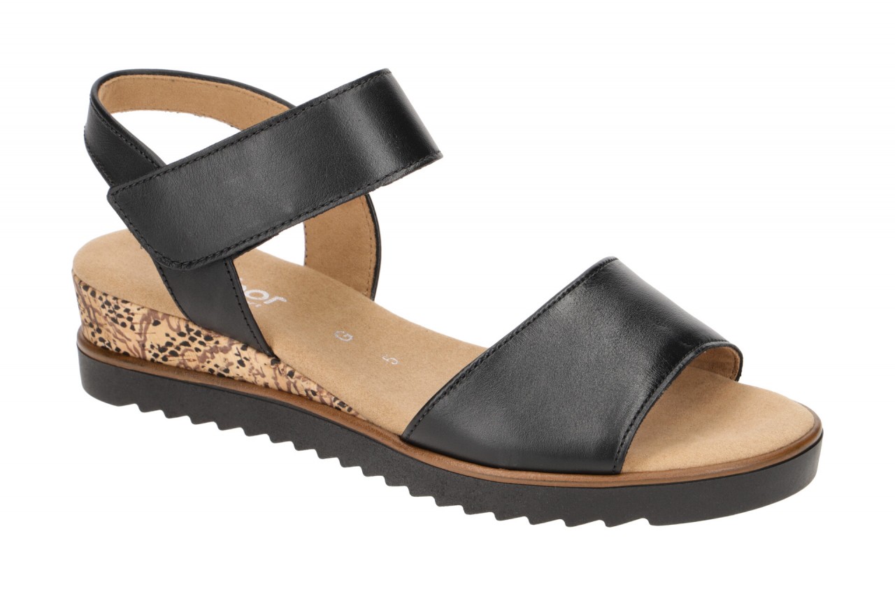 Gabor 82.750.57 schwarz - Riemchen Sandale f?r Damen 1 Gabor 82.750.57 schwarz - Riemchen Sandale f?r Damen