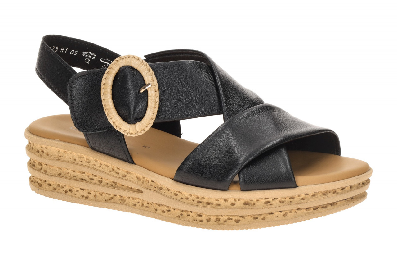 Gabor 84.556.27 schwarz - Riemchen Sandale f?r Damen 1 Gabor 84.556.27 schwarz - Riemchen Sandale f?r Damen