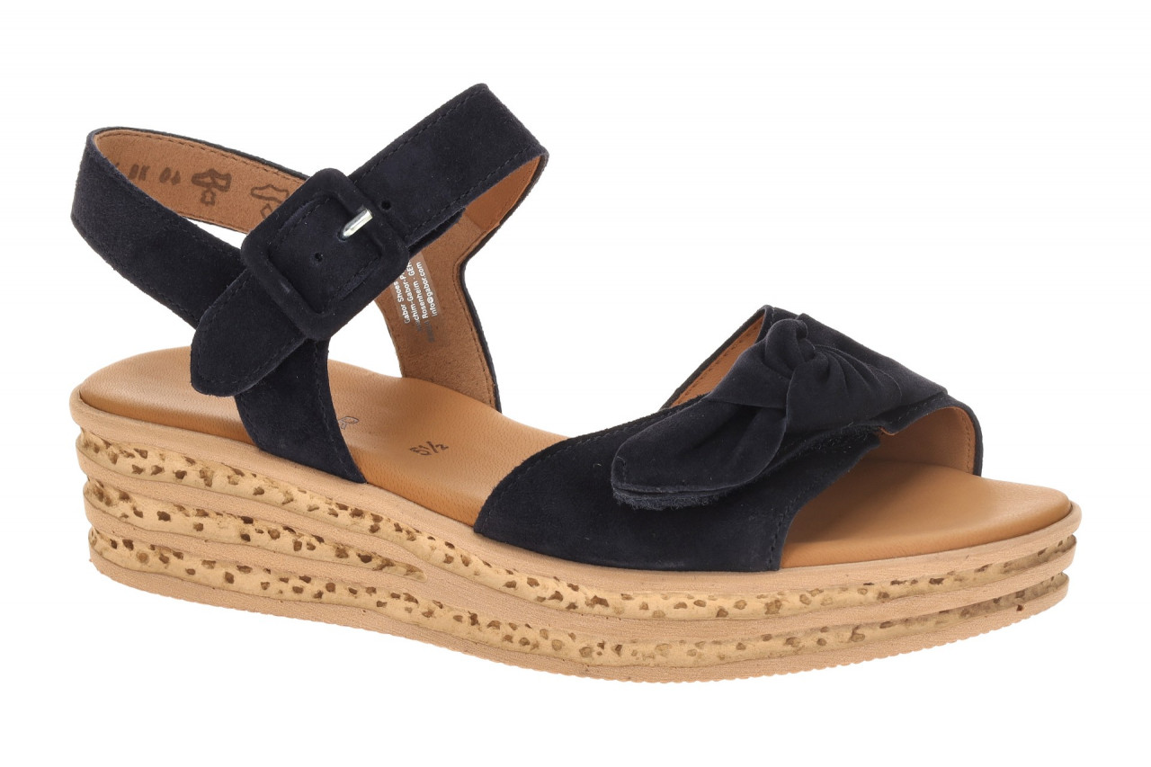 Gabor 84.553.16 dunkel-blau - Riemchen Sandale f?r Damen 1 Gabor 84.553.16 dunkel-blau - Riemchen Sandale f?r Damen