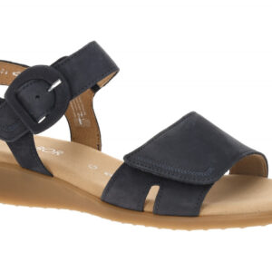 Gabor 82.802.36 blau - Riemchen Sandale f?r Damen